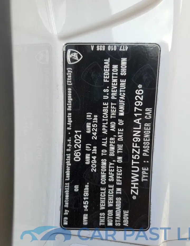 ZHWUT5ZF9NLA17926# 12