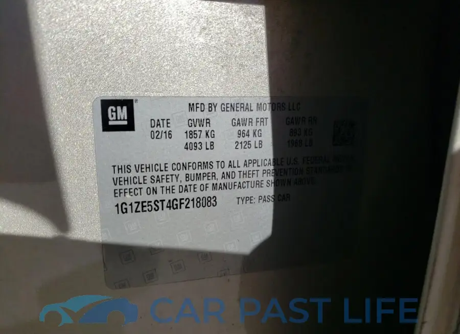 1G1ZE5ST4GF218083# 12