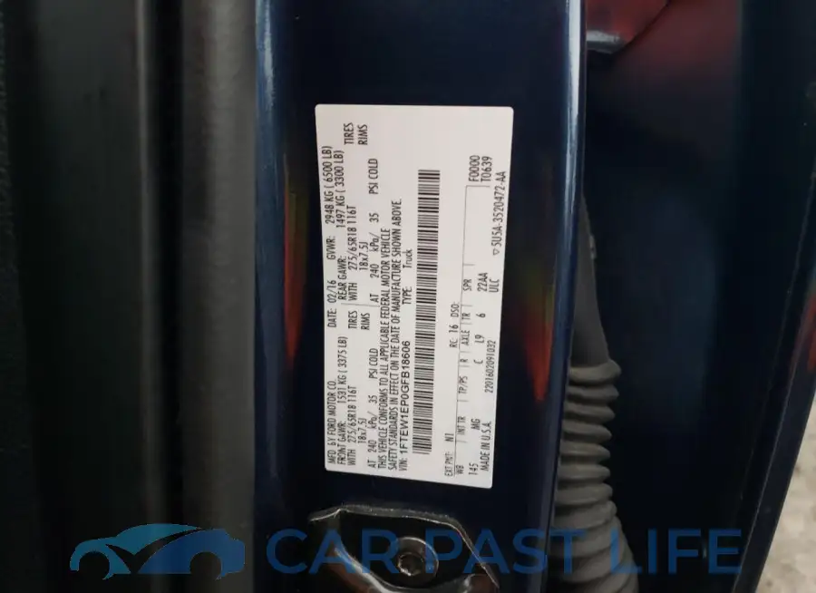 1FTEW1EP0GFB18606# 12