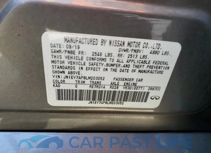 JN1EV7AP8LM203052# 12