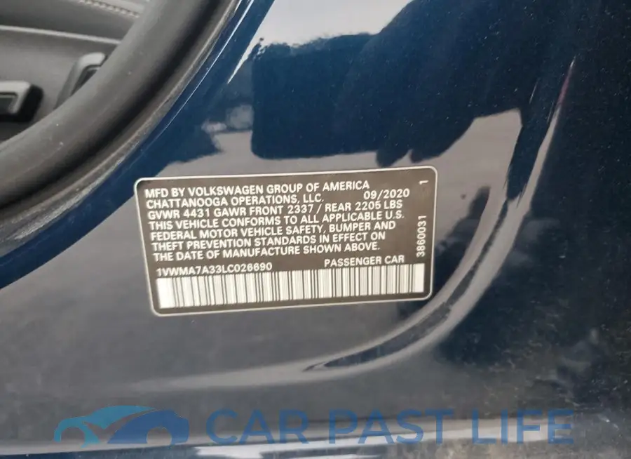 1VWMA7A33LC026690# 12