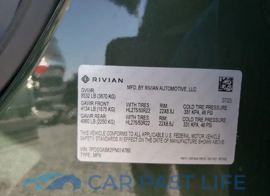 7PDSGABA2PN014780# 13