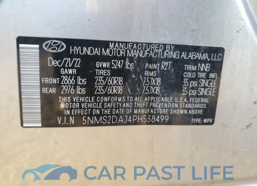 5NMS2DAJ4PH538499# 14