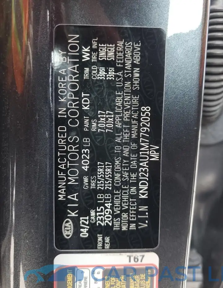 KNDJ23AU1M7792058# 12