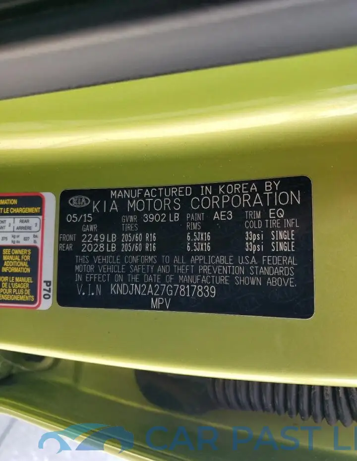 KNDJN2A27G7817839# 14
