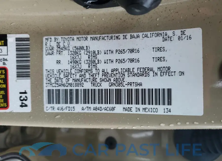 3TMCZ5AN6GM018892# 13