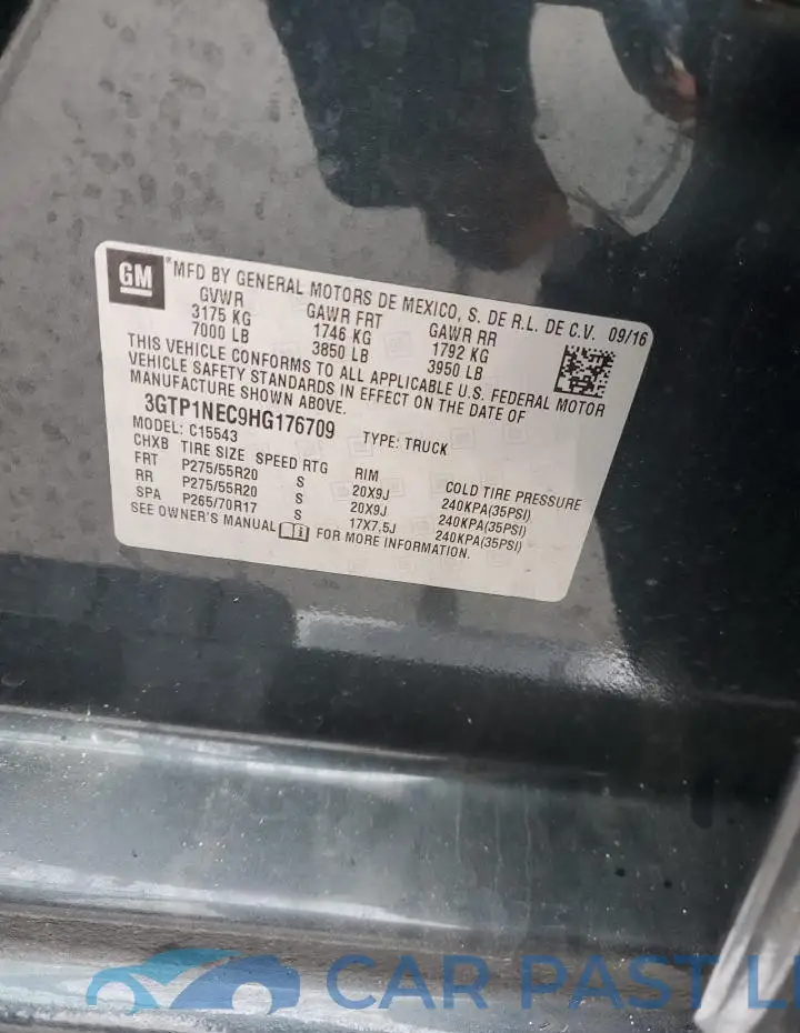 3GTP1NEC9HG176709# 13