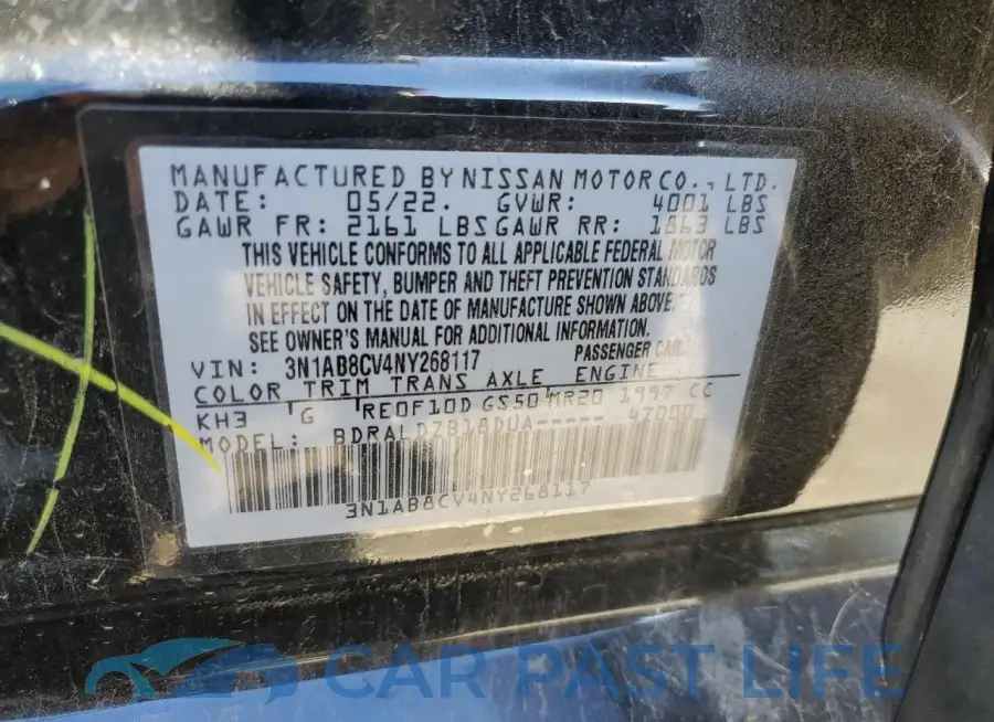3N1AB8CV4NY268117# 13