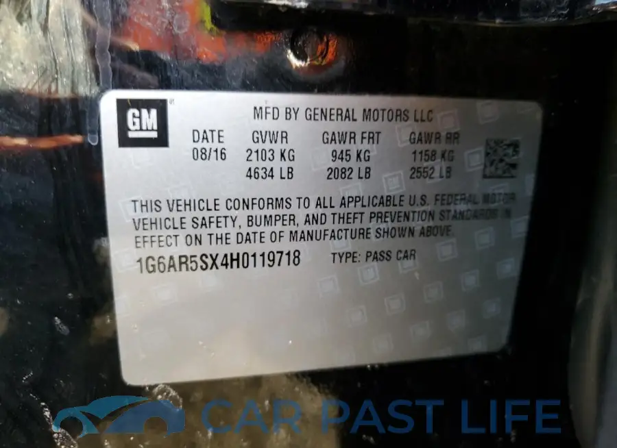 1G6AR5SX4H0119718# 12