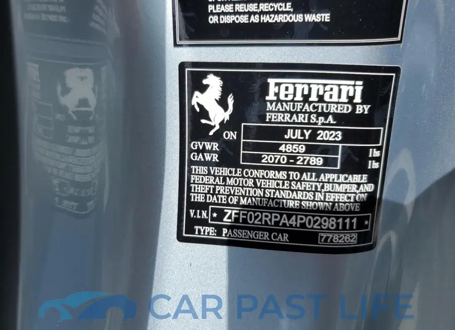 ZFF02RPA4P0298111# 13