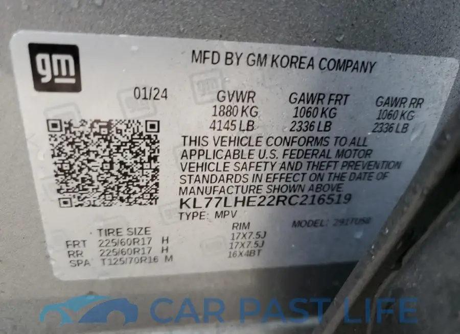 KL77LHE22RC216519# 14