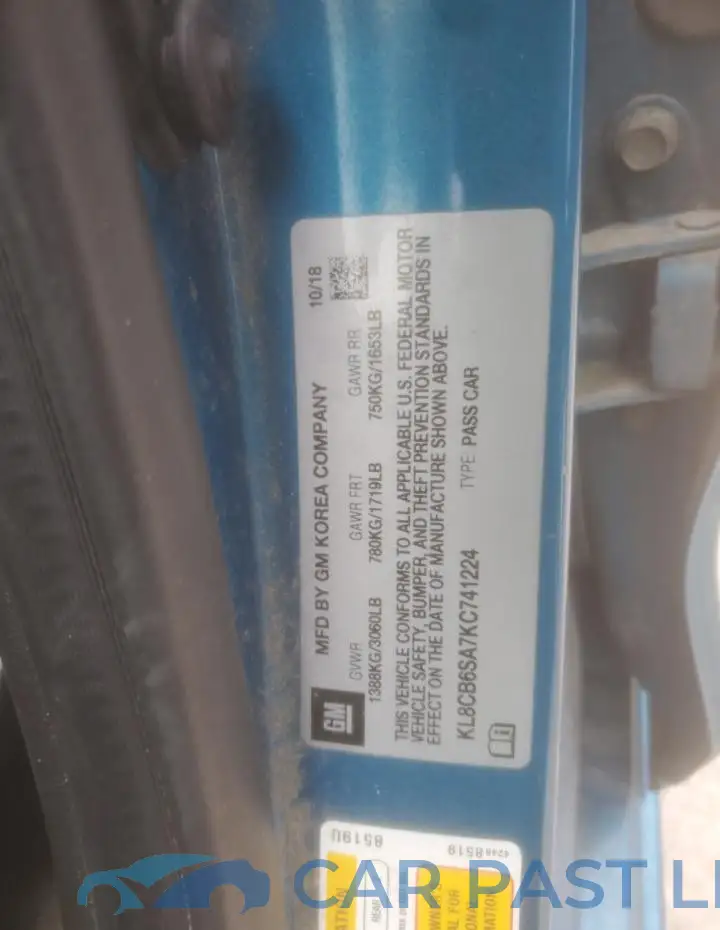 KL8CB6SA7KC741224# 13