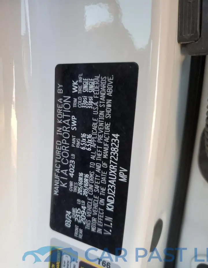 KNDJ23AUXR7238234# 13