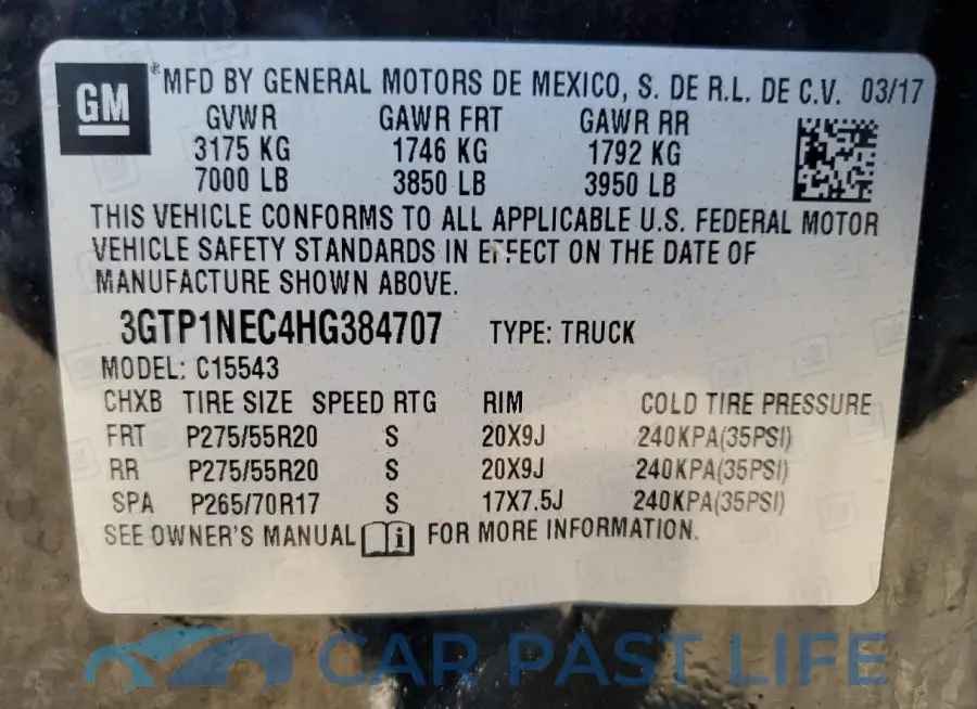 3GTP1NEC4HG384707# 12
