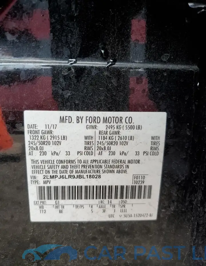 2LMPJ6LR9JBL18028# 14