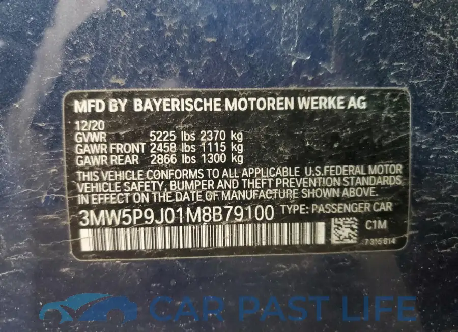 3MW5P9J01M8B79100# 12