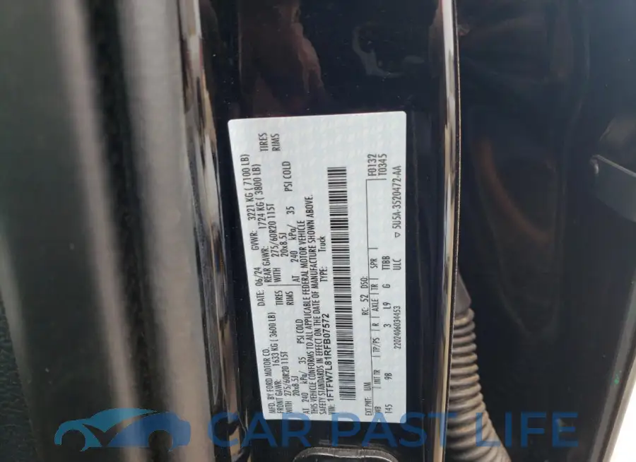 1FTFW7L81RFB07572# 12