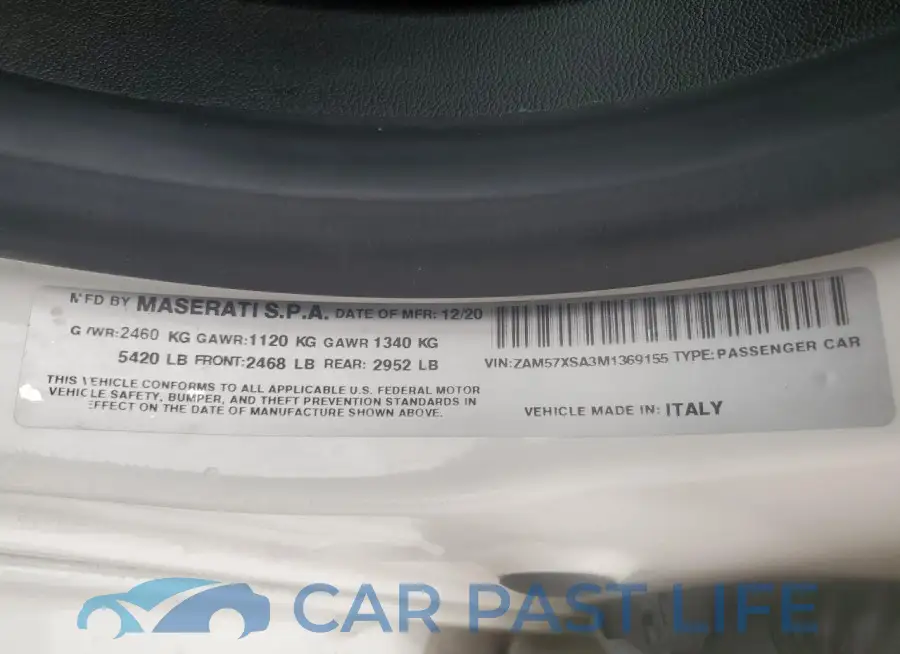 ZAM57XSA3M1369155# 12