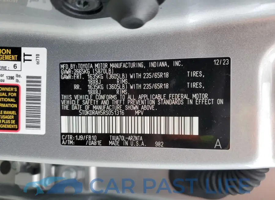 5TDKDRAH5RS051316# 13