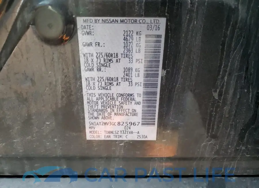 5N1AT2MV3GC825967# 13