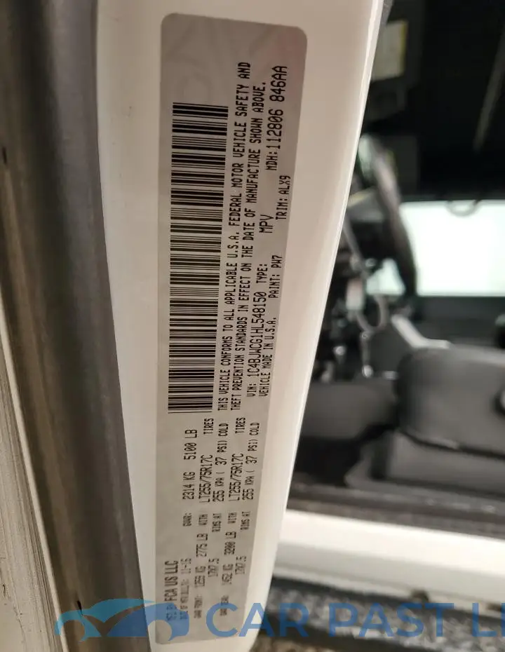 1C4BJWCG1HL548150# 13