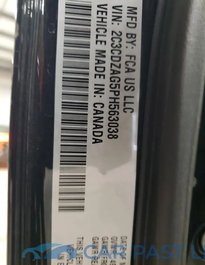 2C3CDZAG5PH563038# 12