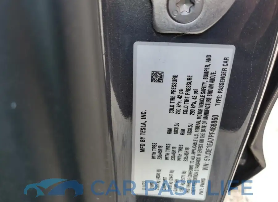 5YJ3E1EA7PF468860# 13