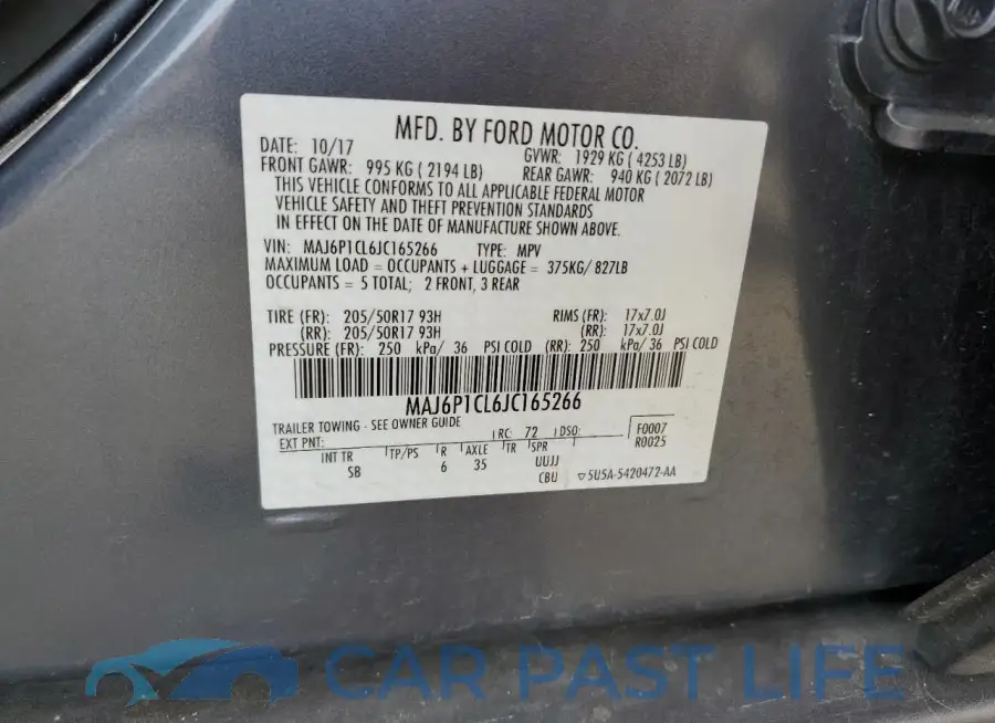 MAJ6P1CL6JC165266# 13