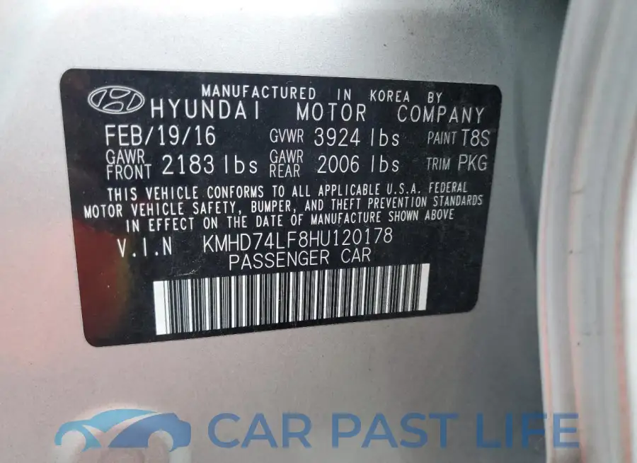 KMHD74LF8HU120178# 12
