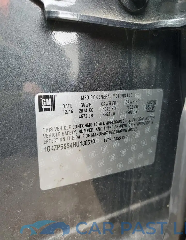 1G4ZP5SS4HU180579# 12