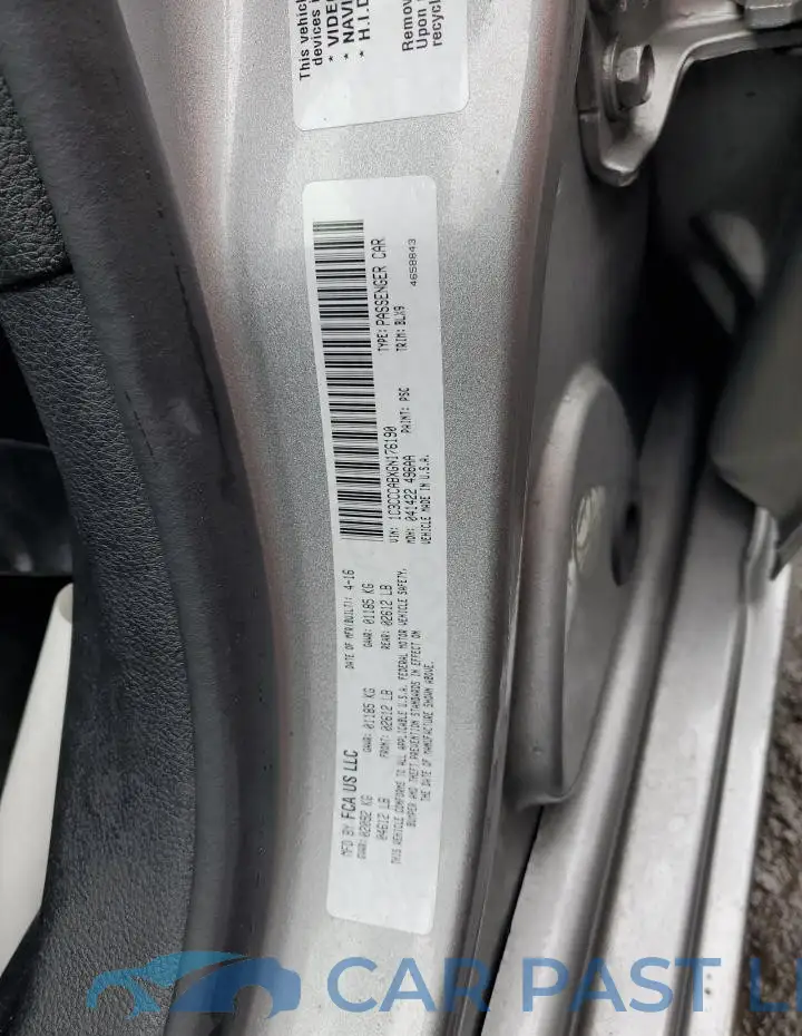 1C3CCCABXGN176190# 12