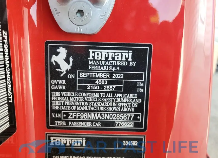 ZFF96NMA3N0285677# 12