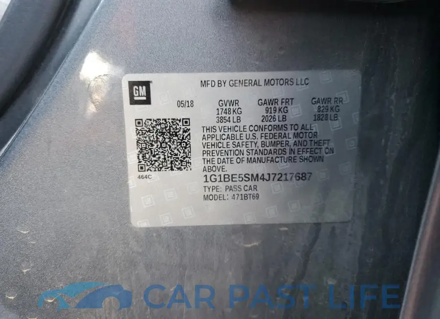 1G1BE5SM4J7217687# 12