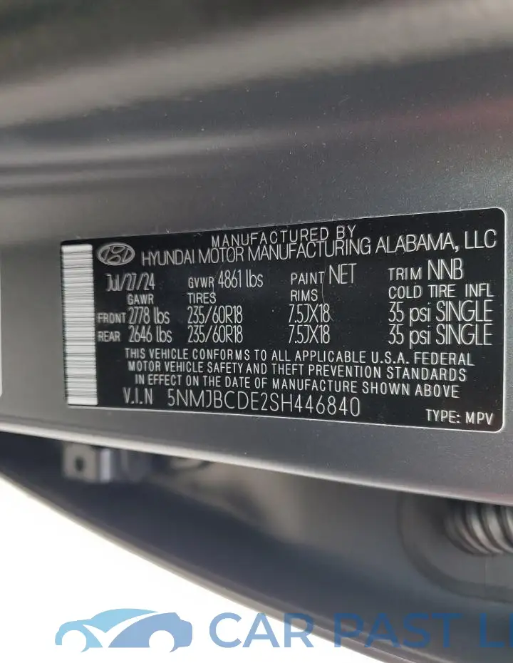 5NMJBCDE2SH446840# 14