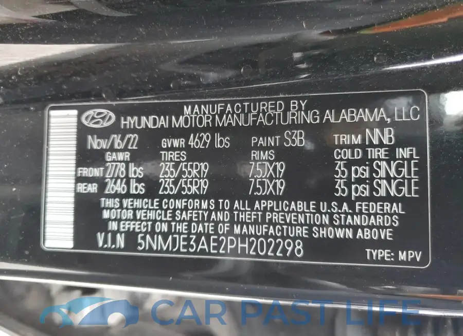 5NMJE3AE2PH202298# 14