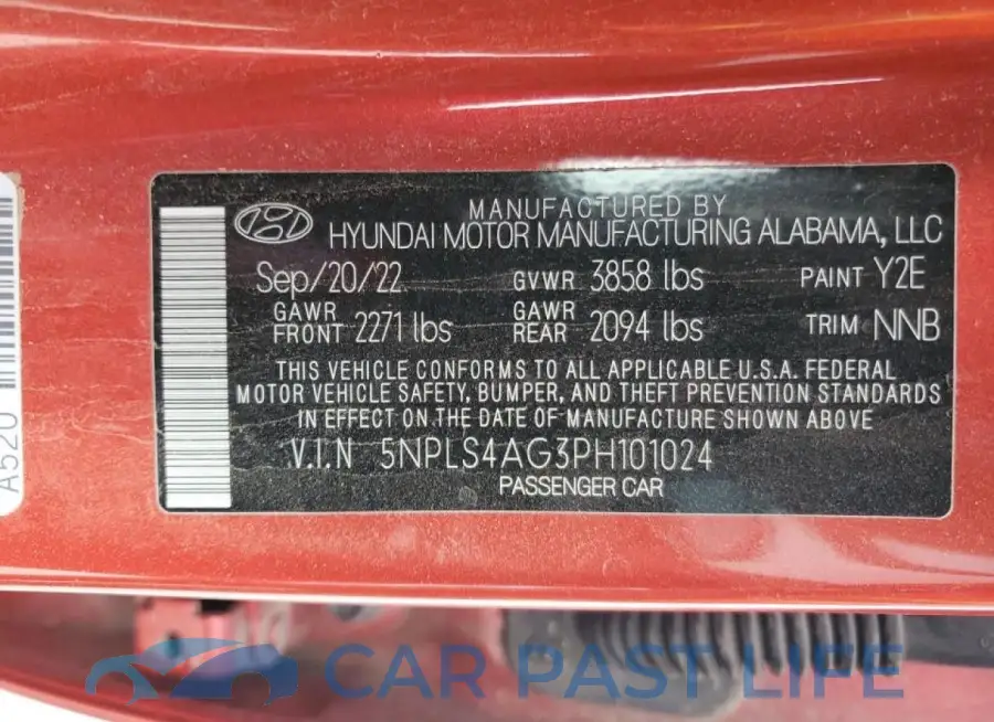 5NPLS4AG3PH101024# 13