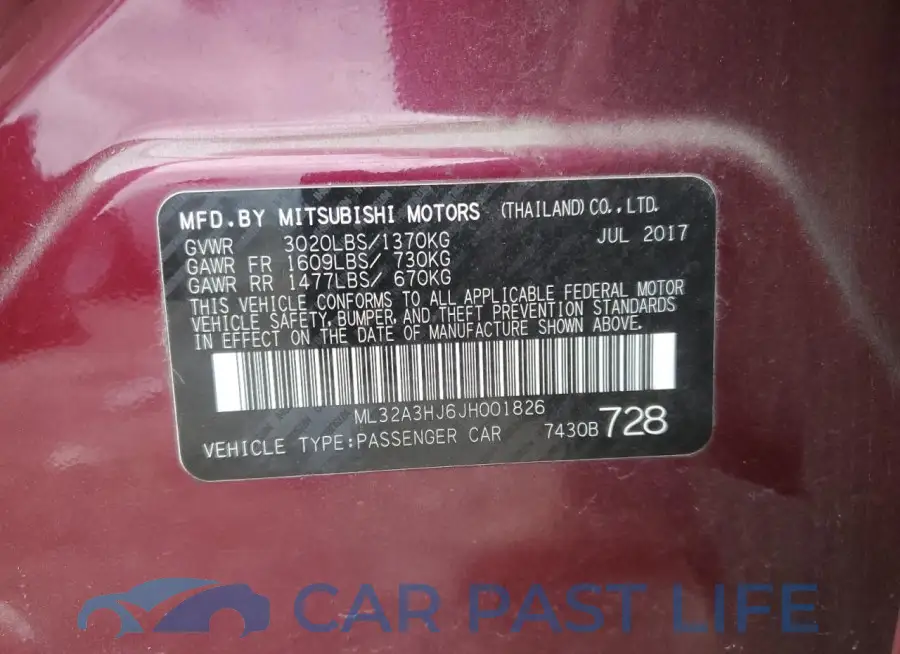 ML32A3HJ6JH001826# 12