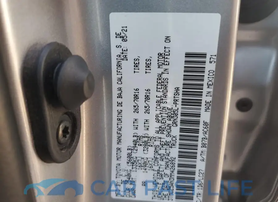 3TMCZ5AN3MM426892# 12