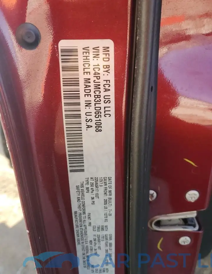 1C4PJMCB3LD651068# 13