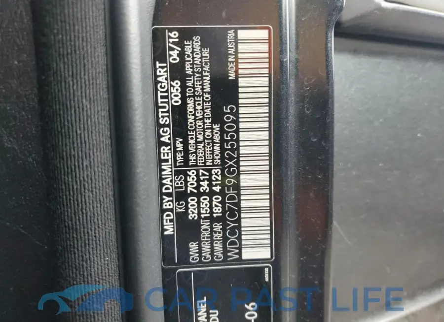 WDCYC7DF9GX255095# 12