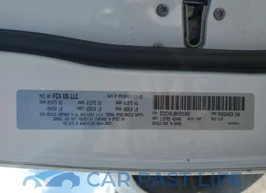 2C3CDXGJ8KH531006# 12