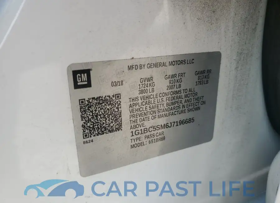 1G1BC5SM6J7196685# 12