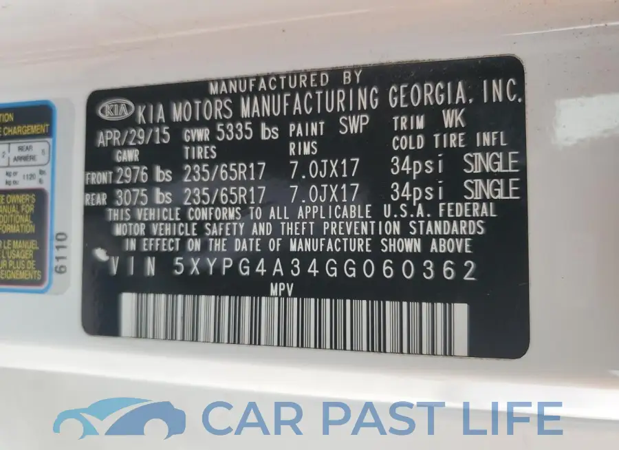 5XYPG4A34GG060362# 14