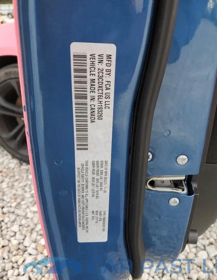 2C3CDXCT6LH193260# 13