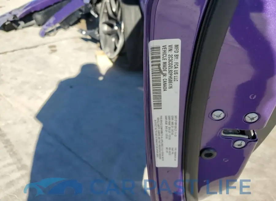 2C3CDZL92PH586176# 13