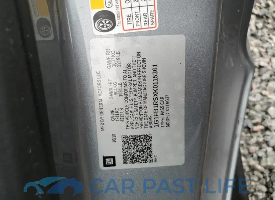 1G1FB1RSXK0115361# 12