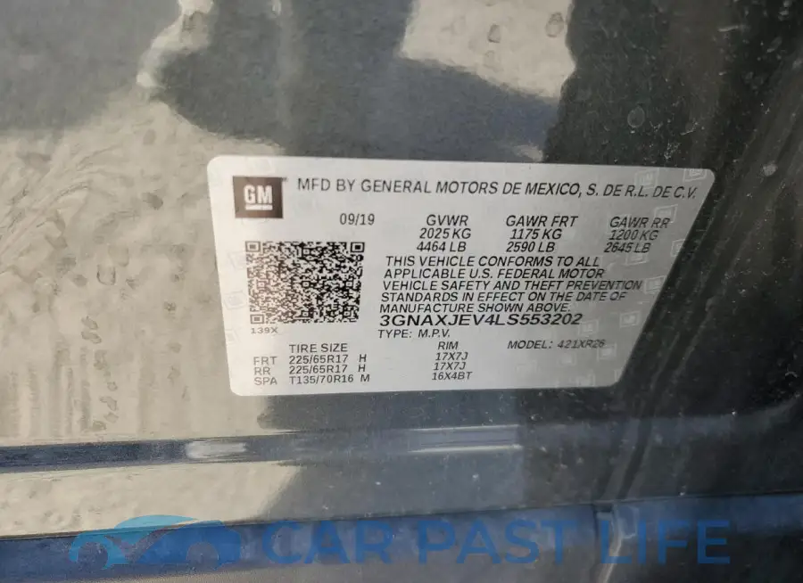 3GNAXJEV4LS553202# 14