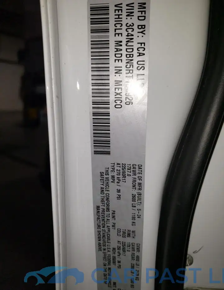 3C4NJDBN5RT156926# 13