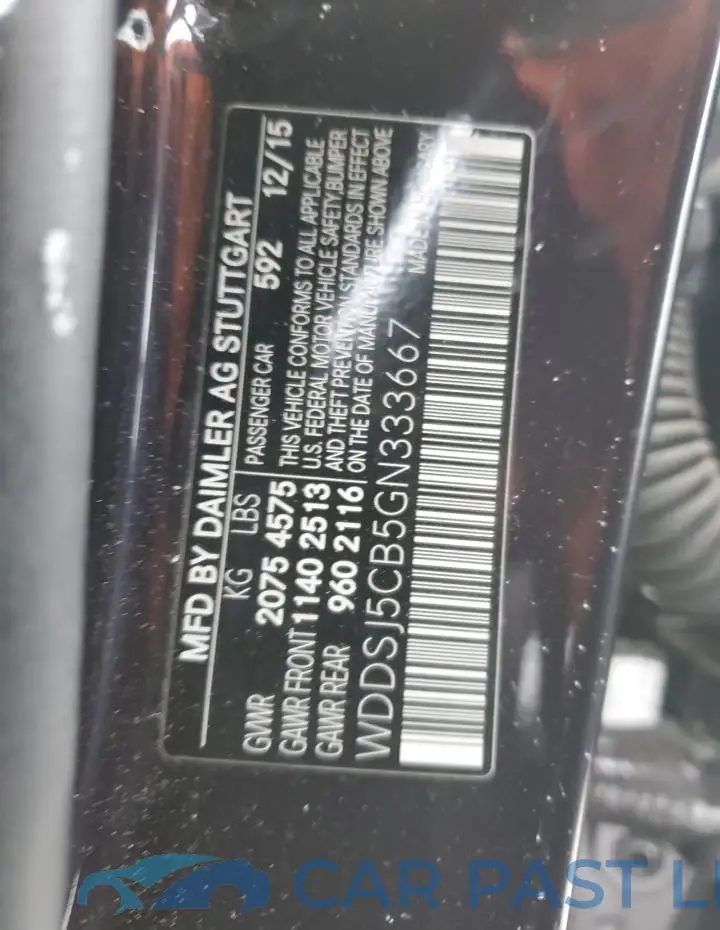WDDSJ5CB5GN333667# 13