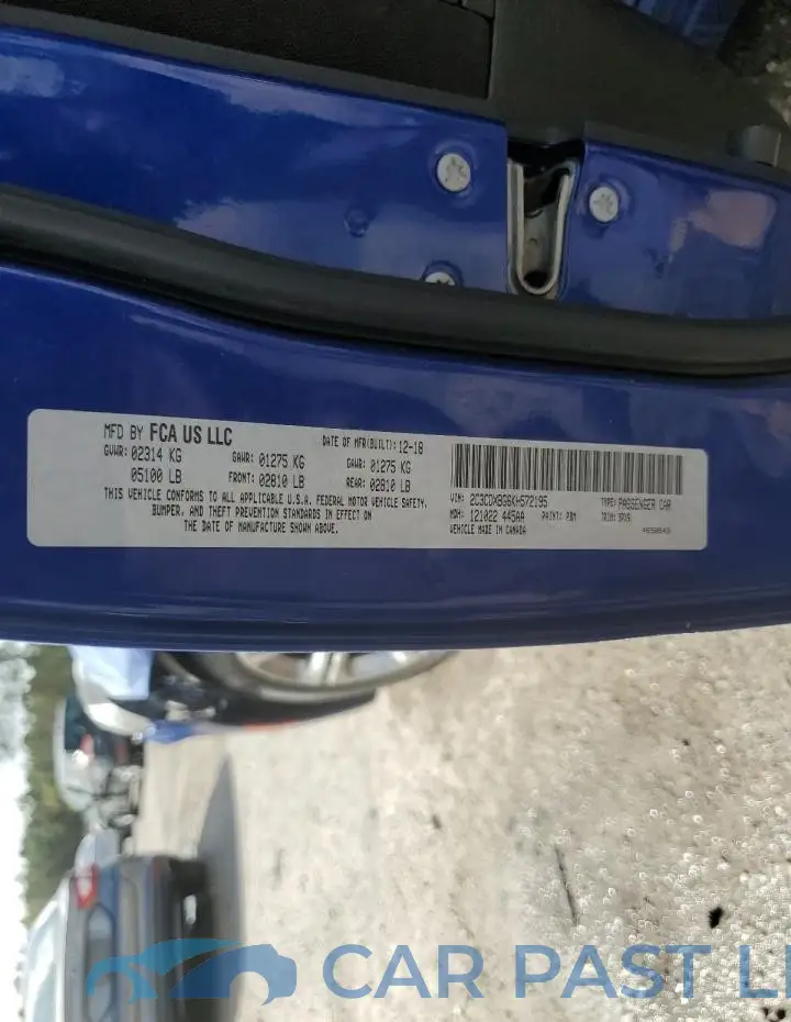 2C3CDXBG6KH572195# 13
